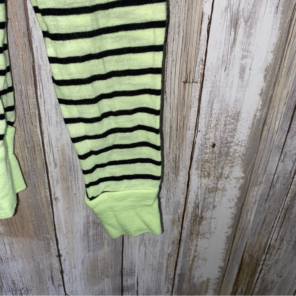 Victoria's Secret Green Striped Long Sleeve - Picture 7 of 8